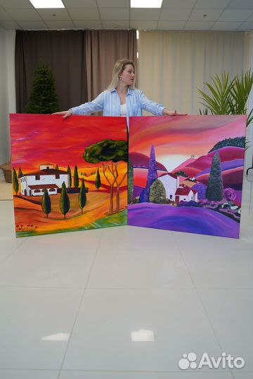 Интерьерный художник, картины на заказ