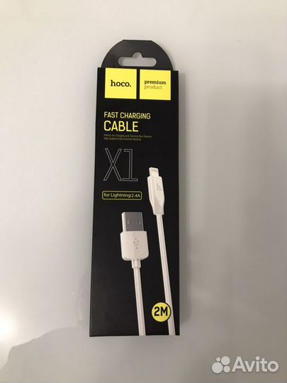 USB-кабель hoco X1 lightning 2 метра