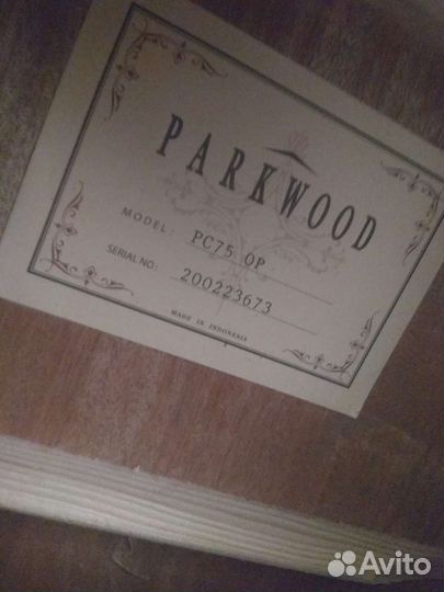 Электро классическая гитара Parkwood