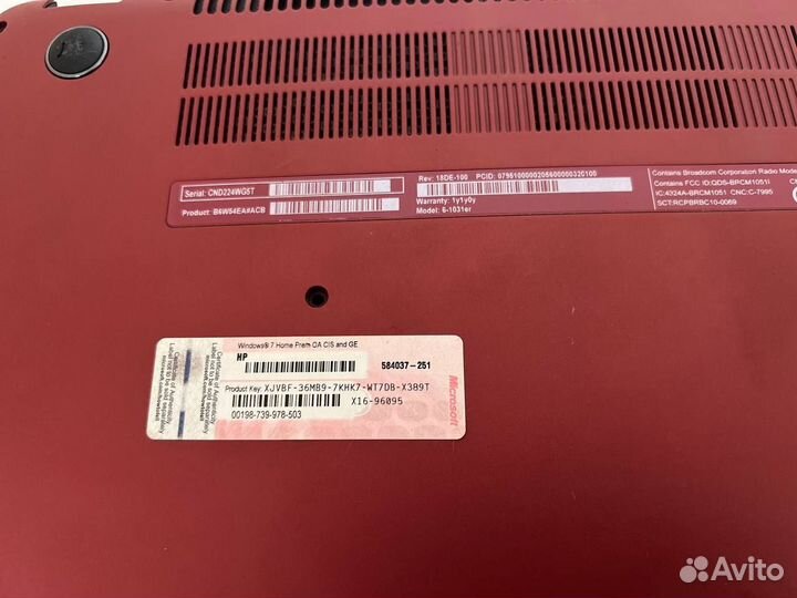 Ноутбук hp m6 1031er