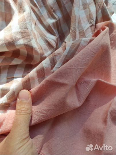 Ткань варёный хлопок, стираный хлопок