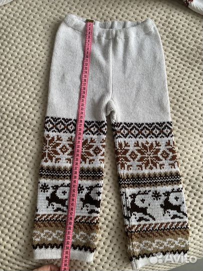 Вязаный костюм детский