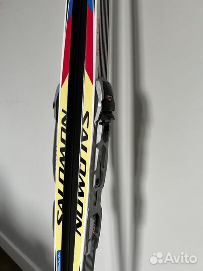 Беговые лыжи Salomon equipe10+лыжные палки