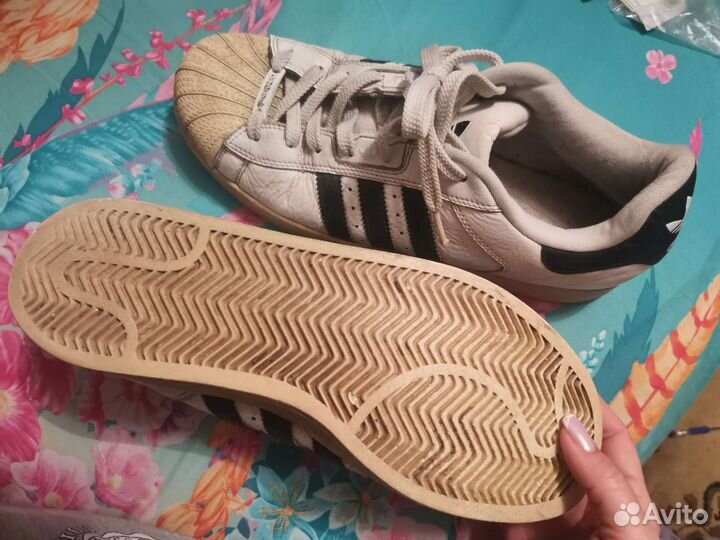 Адидас суперстар раритет кроссовки кожа
