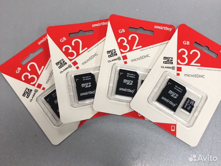 Карта памяти MicroSD 32гб 10класс