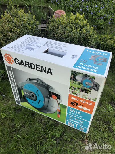 Катушка со шлангом для полива Gardena