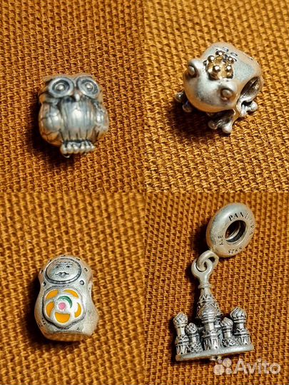 Браслет и шармы pandora