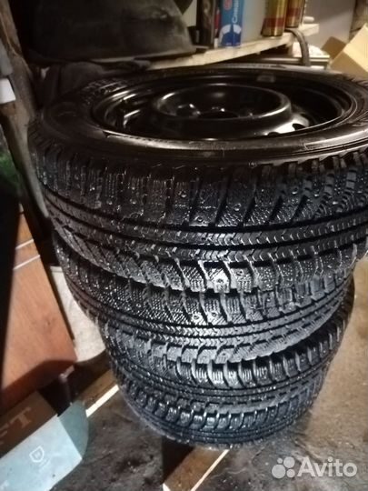 Колеса зимние шипованные в сборе R14 4*114*3