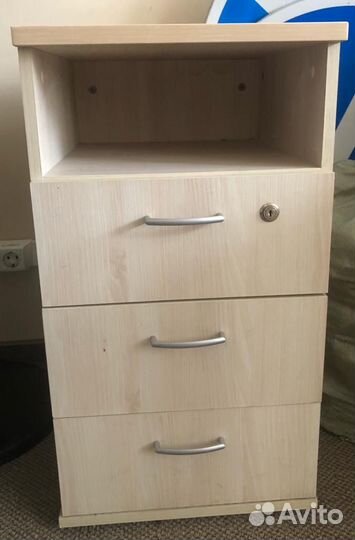 Тумба приставная светлая