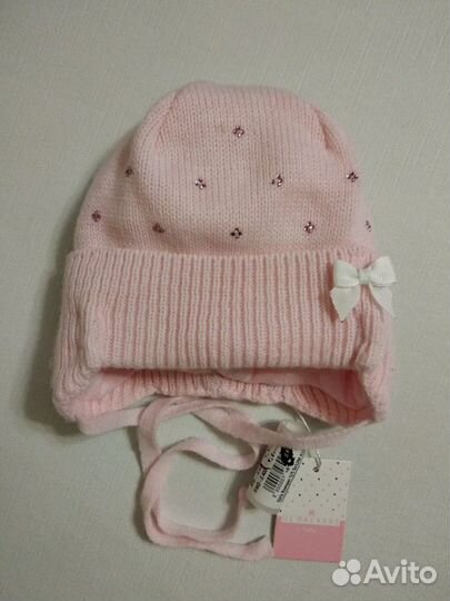 Шапка для девочки зимняя
