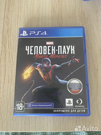 Человек паук майлз моралес ps4 диск