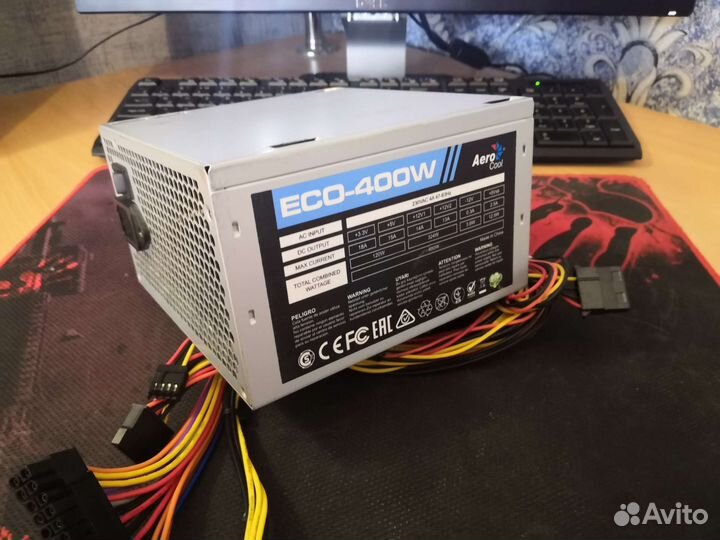 Блок питания Aerocool Eco-400w