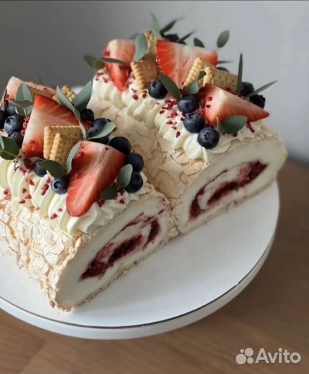 Меренговый рулет