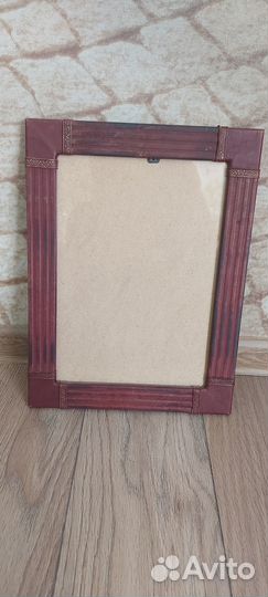 Рамка для фотографий 30 40 кожа ручная работа