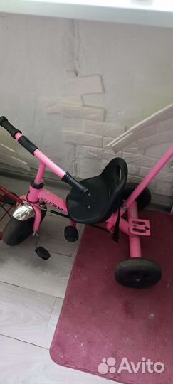 Детский велосипед с ручкой бу