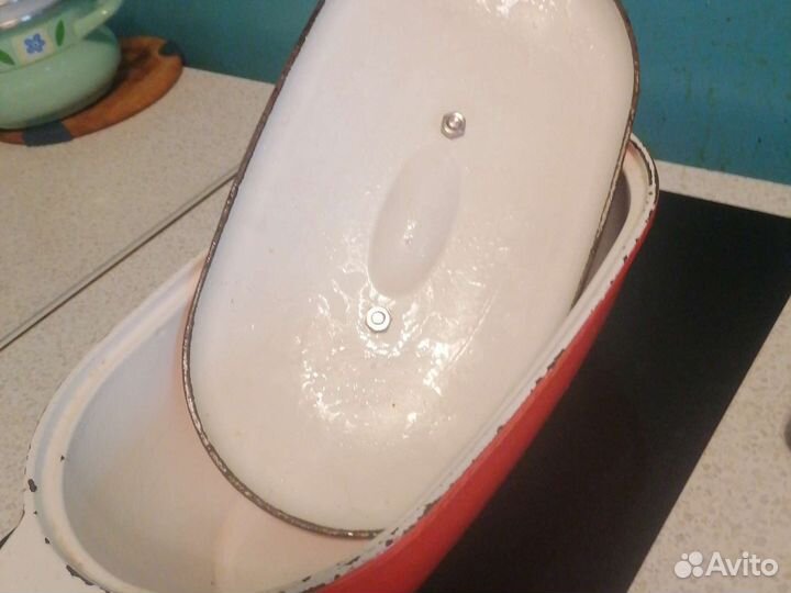 Утятница чугунная эмалированная