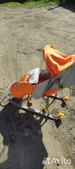Санки коляска nika