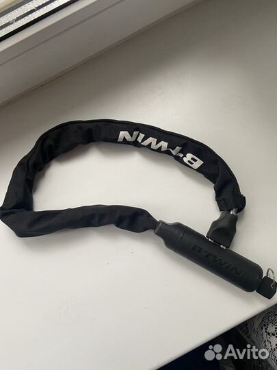 Замок цепь для велосипеда Decathlon Btwin