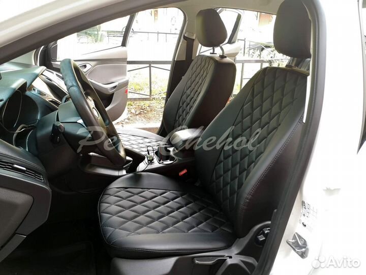 Авточехлы для Ford Focus 3 (Trend) ромб