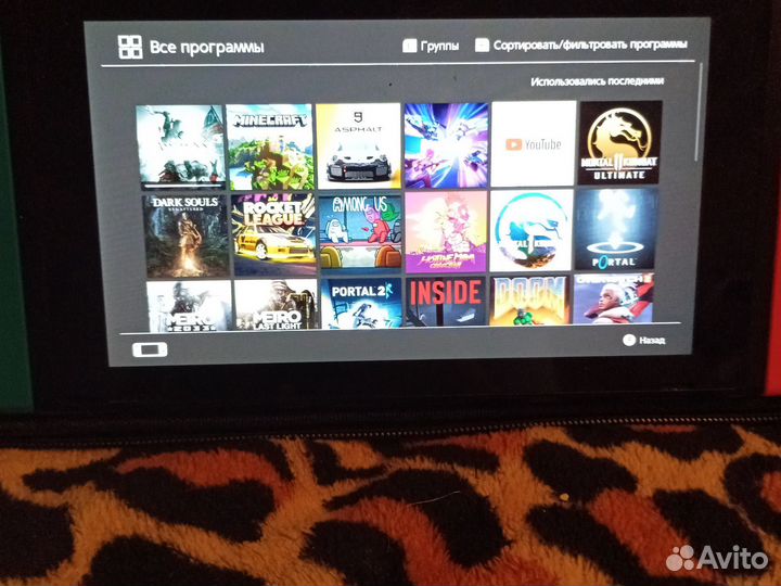 Портативная игровая приставка nintendo switch