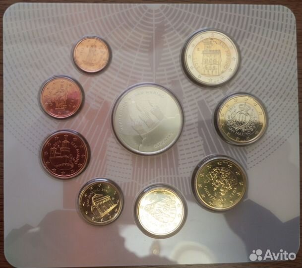 Коллекционные монеты евро Сан Марино