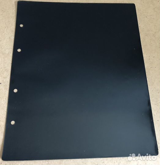 Разделитель черный в альбом для банкнот или монет