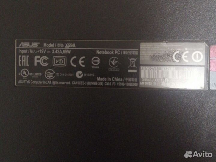 Asus x554L