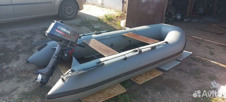 Лодочный мотор Yamaha 5 + лодка пвх Flinc 320