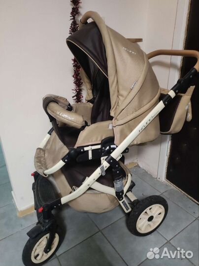 Универсальная коляска 3 в 1 Riko Bruno Ecco