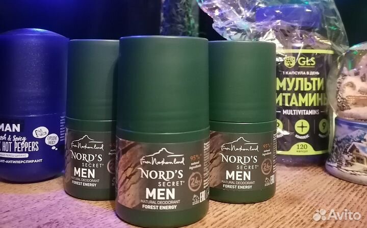 Nord'S secret Дезодорант для мужчин энергия леса