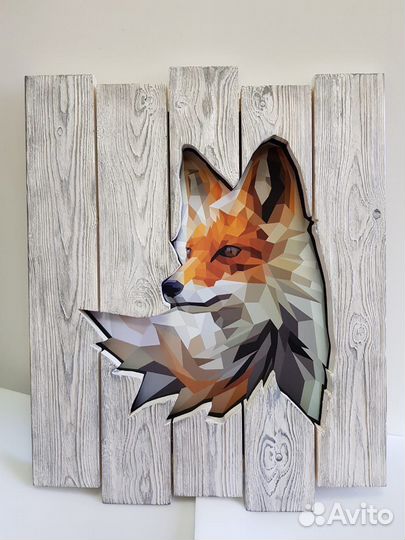 Настенное панно из дерева