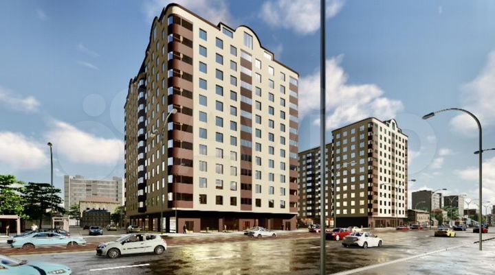 2-к. квартира, 72 м², 3/12 эт.