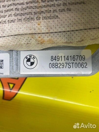 Аирбаг боковой Bmw 7-Series F01 N63B44 2008