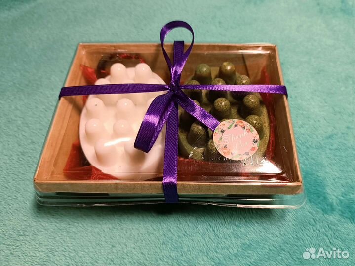 Мыло ручной работы массажное