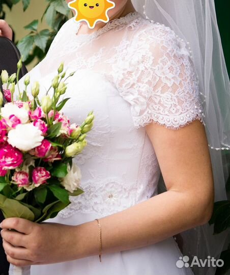 Свадебное платье, р. 46