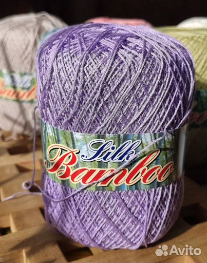 Пряжа Бамбук/шелк