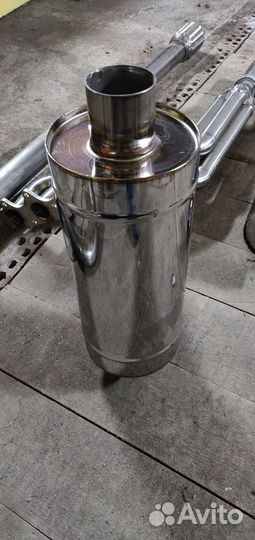 Глушитель универсальный нержавеющая сталь
