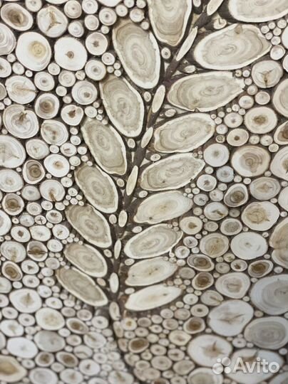 Панно из спилов можевельника картина