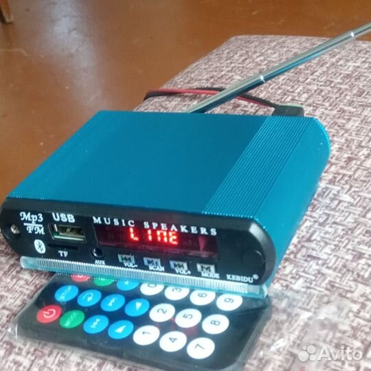 Беспроводной Bluetooth 9V-12V MP3 WAV декодер