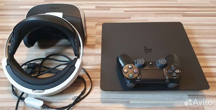 Sony PS4 slim + VR шлем