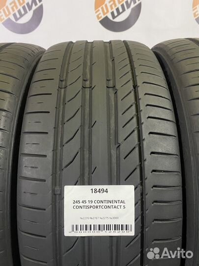 Continental ContiSportContact 5 245/45 R19