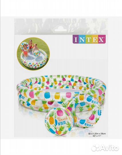 Детский надувной бассейн новый