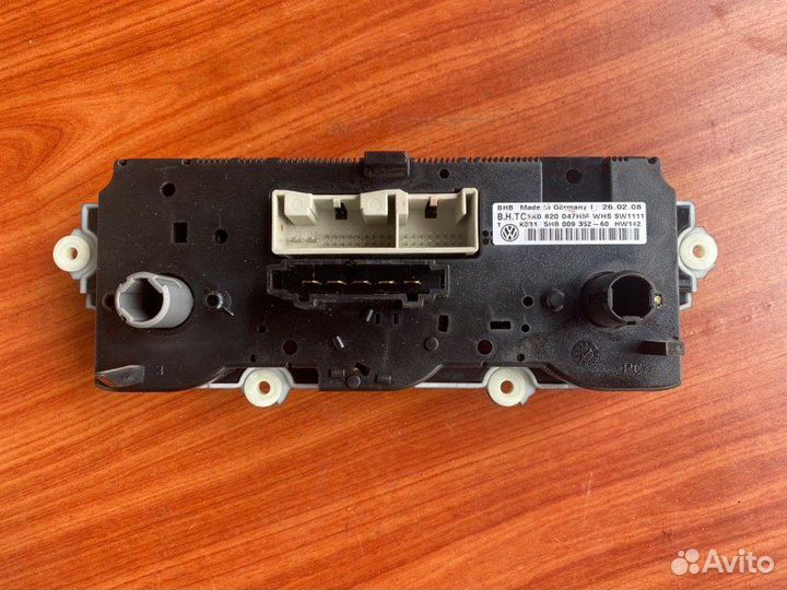 Блок управления климат-контролем Vw Touran BSX