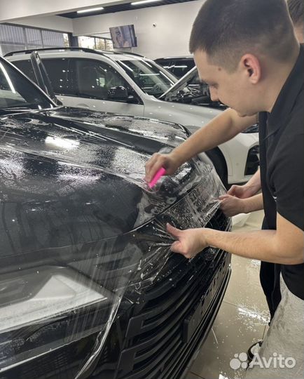 Антигравийная защита авто, Оклейка автомобиля