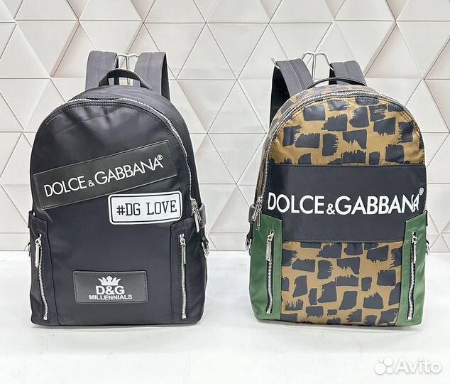 Текстильные рюкзаки Dolce Gabbana и др