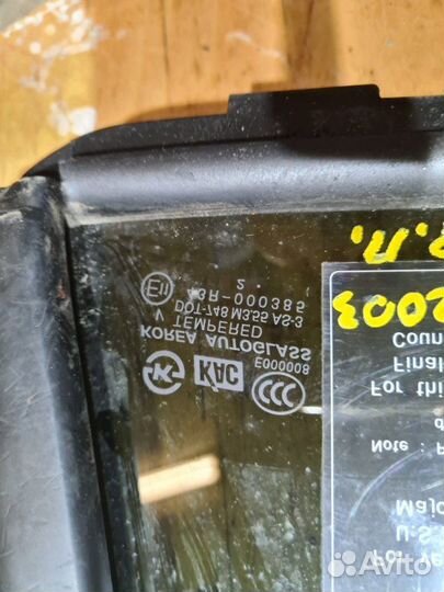 Стекло двери заднее правое Hyundai Santa Fe