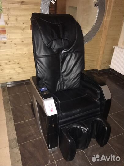 Кресло массажное кожаное