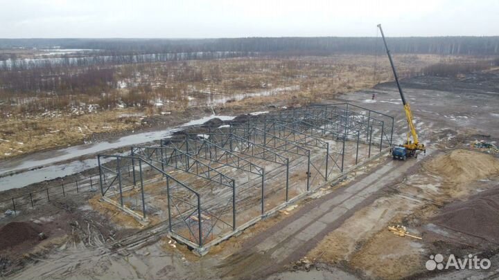 Каркас металлического ангара 36*18*5.5