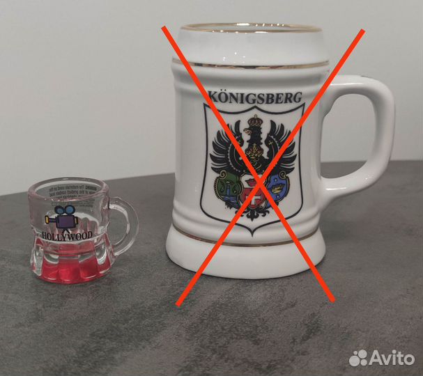 Сувенирная кружка /рюмка Hollywood