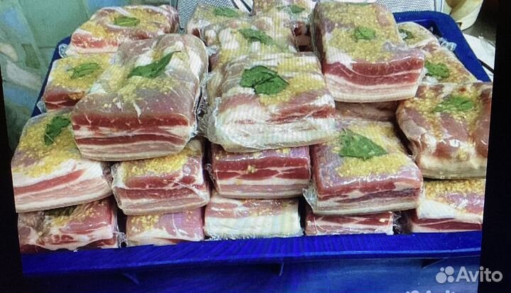 Сало, грудинка (соленые)